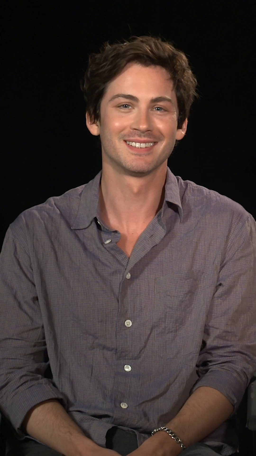 Logan Lerman shared what it was like to be locked to a bed for hours at ...