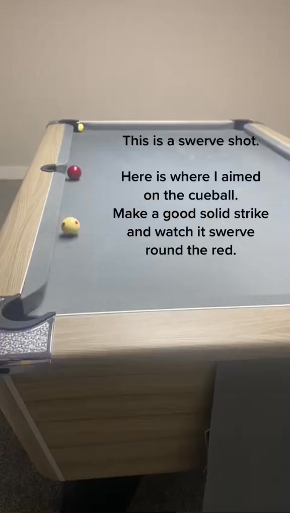 The swerve shot... #8ball #8ballpool #billiards #billiard #cuesports # ...