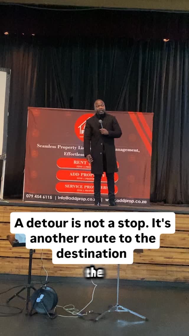 Business has obstacles, not dead ends. Detour still lead you where you ...
