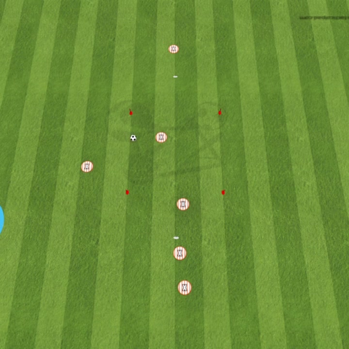 ⚽️👇 Activity Description Below 🗣️ This is a triangle passing pattern ...