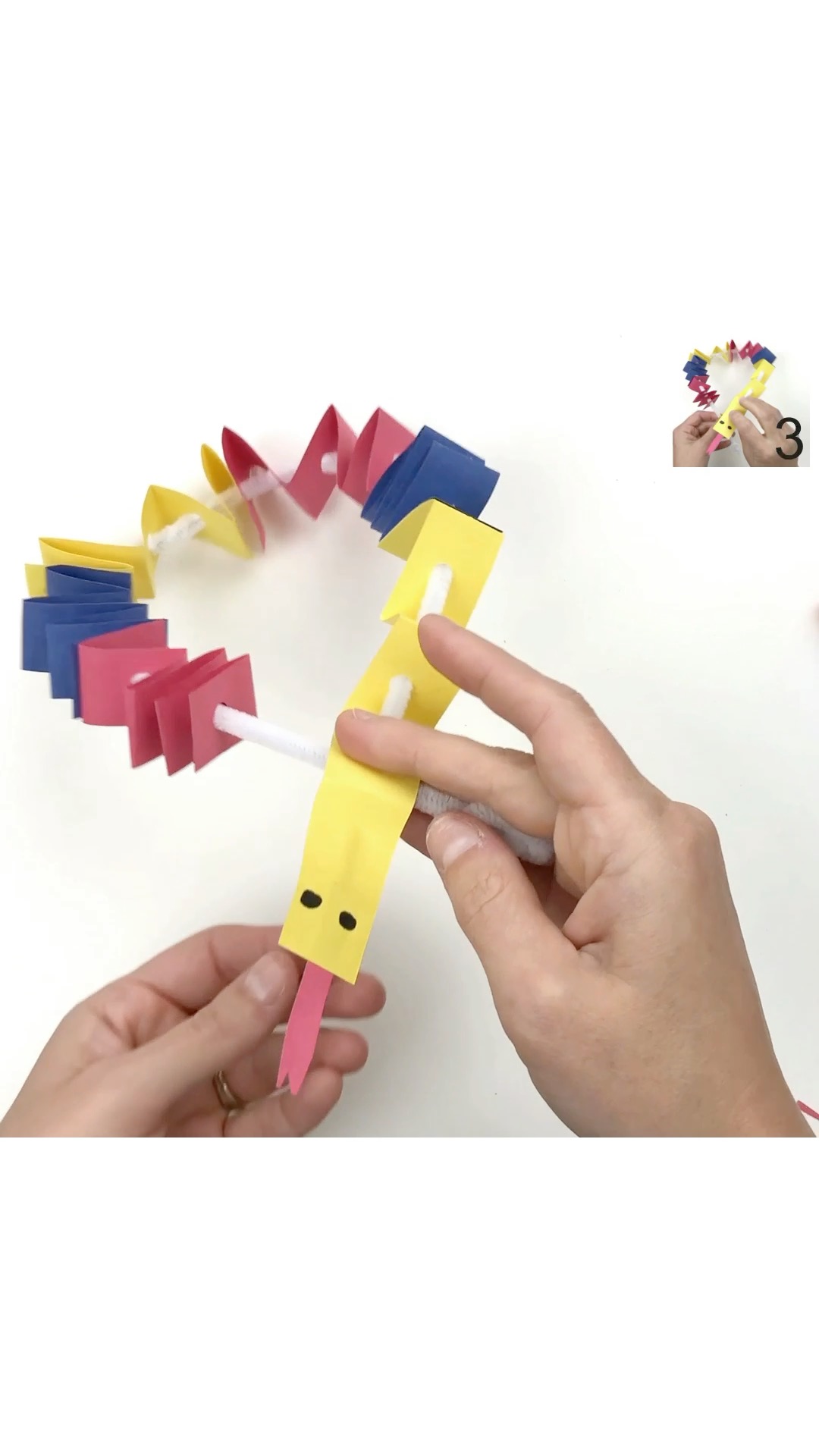 Work on fine motor skills while making a fun snake they can play with ...