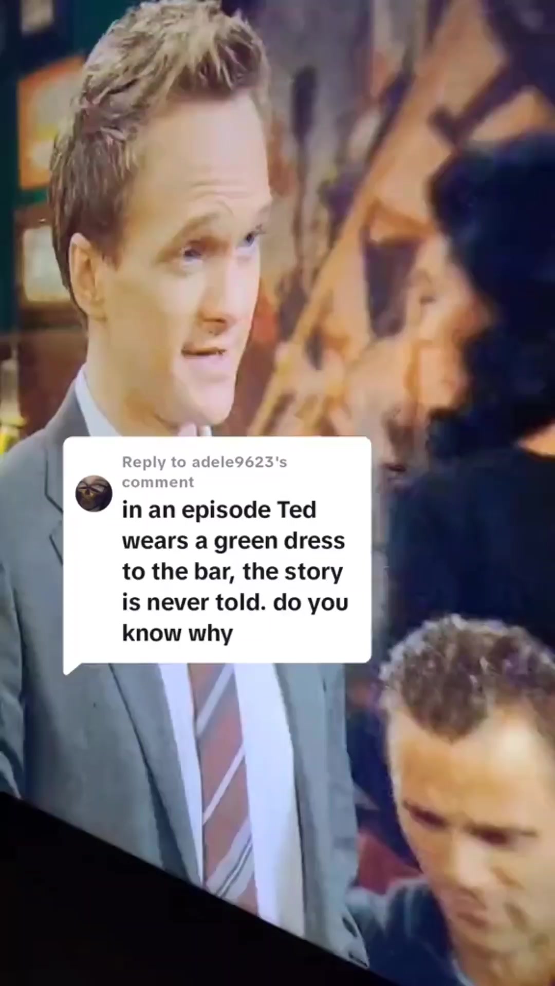 ted wears a green dress Best Call Back 😆 #HIMYM | Haaaveyoumetjordan Himym ted