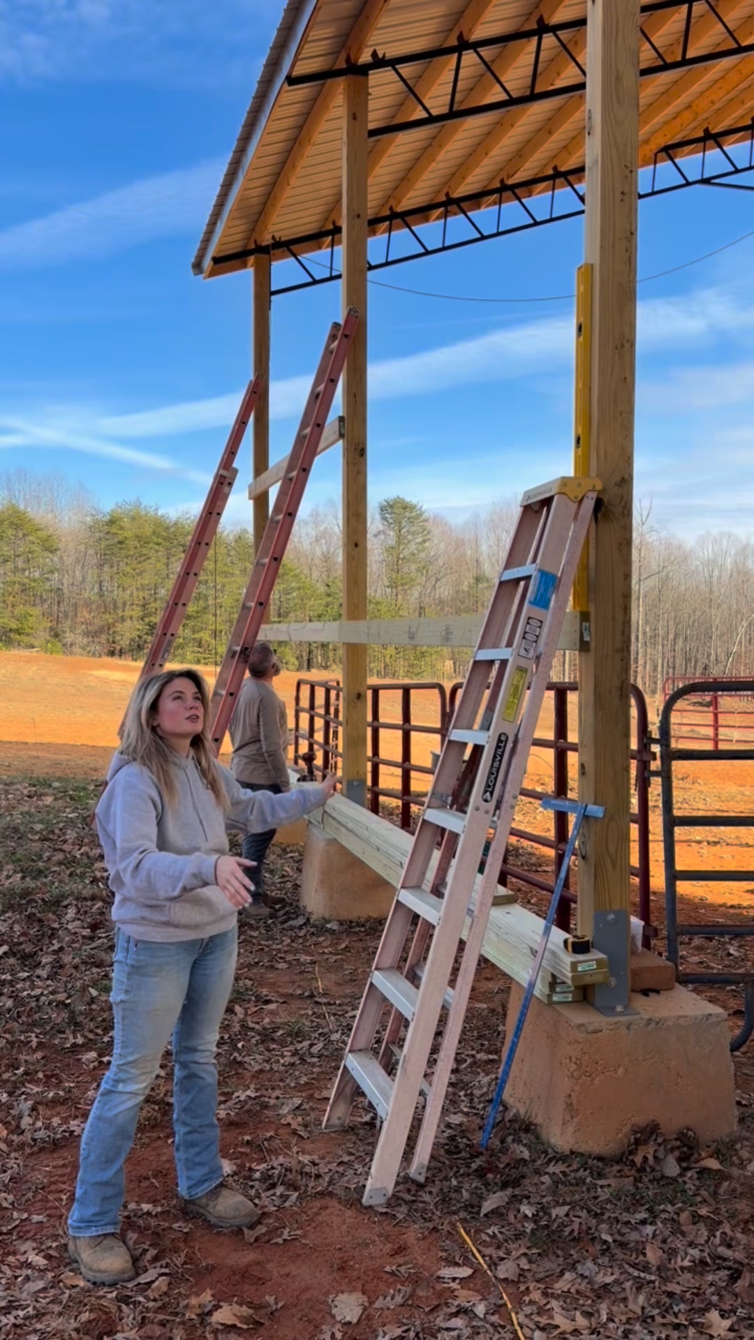 Yeah I don’t do heights 🙄🙃 | Rust Ridge Ranch L.L.C | Facebook