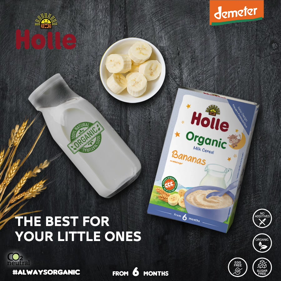 Holle Dem Baby Cereal Millet Porridg 250g