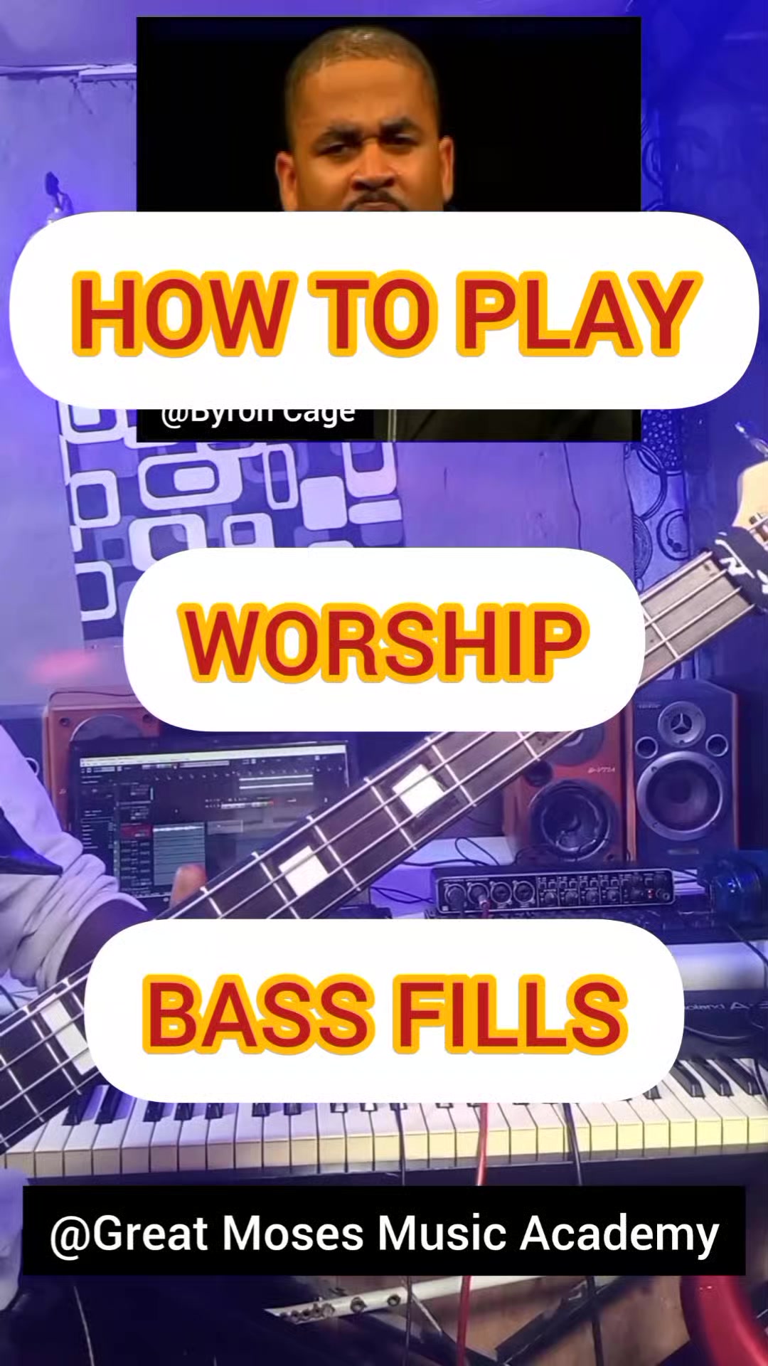 Learn How To Play Simple Worship Bass Fills - Art A Shield For Me By ...
