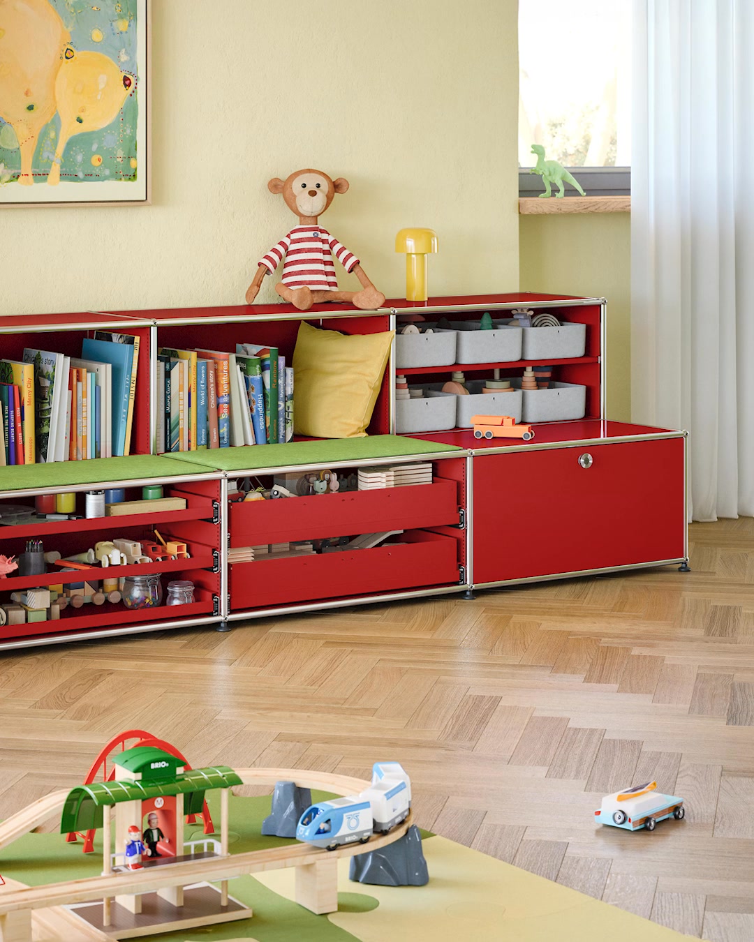 Entdecke die unendliche Vielfalt an USM Lösungen für dein Zuhause. Besuche uns und lass dich inspirieren! https://scpl.io/16325_usm-haller_7615#USMmodularfurniture #USMhaller | Das Möbel
