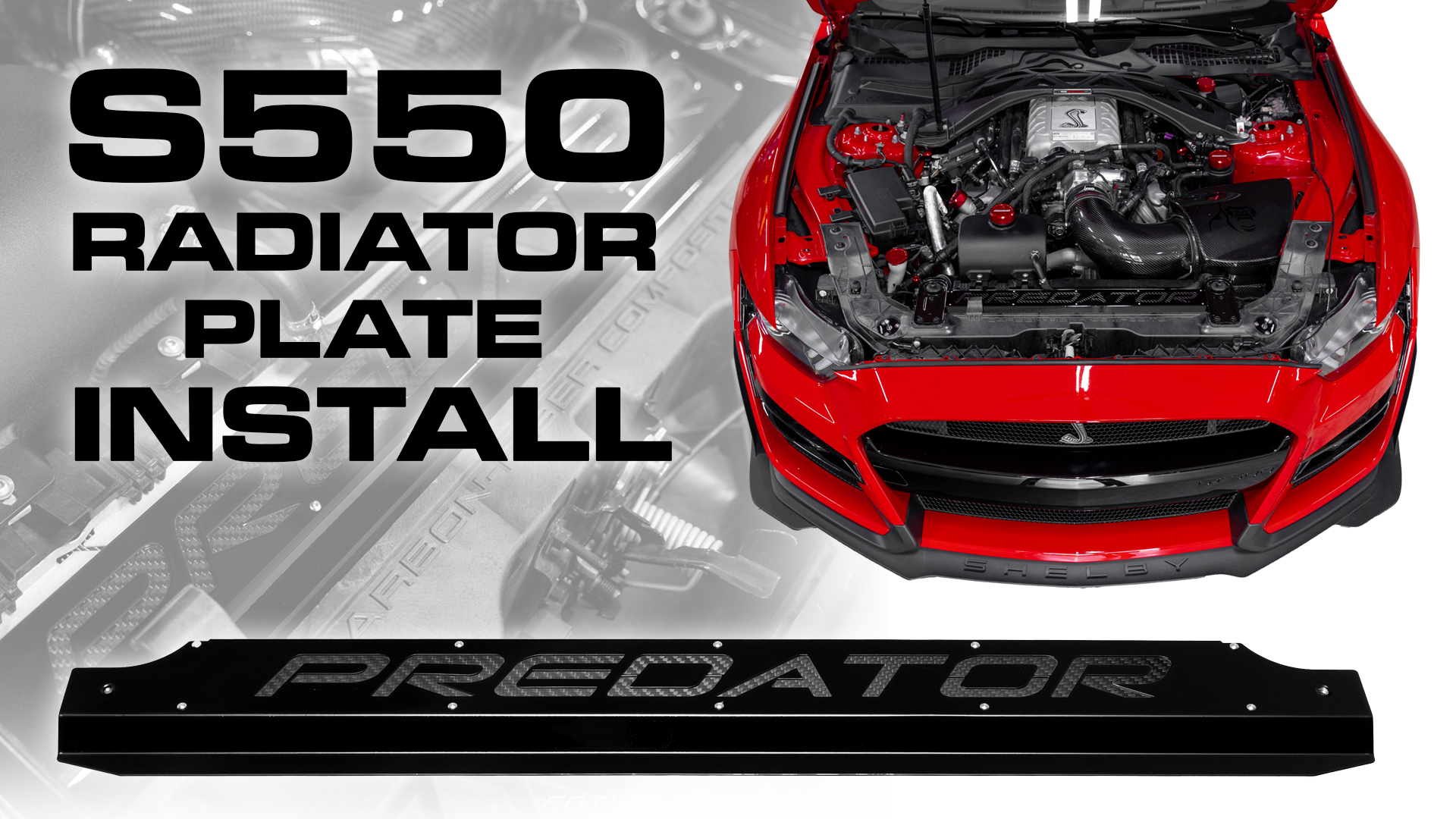 Fathouse Performance S550 Radiator Plate Install Dress up your S550 ...