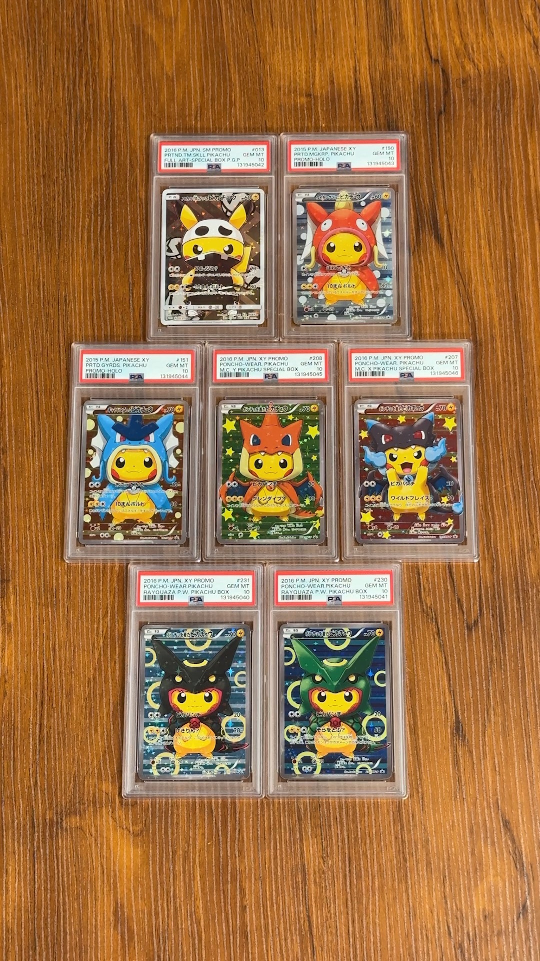 A lineup every Pikachu collector wants ⚡ Seven iconic Poncho