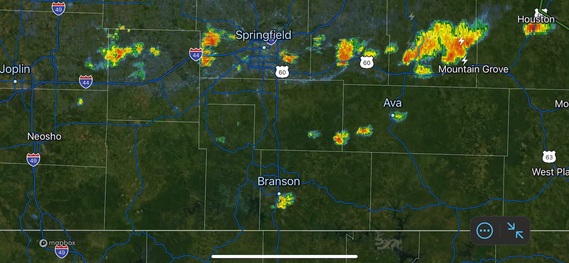 We have some scattered showers and thunderstorms developing across the ...