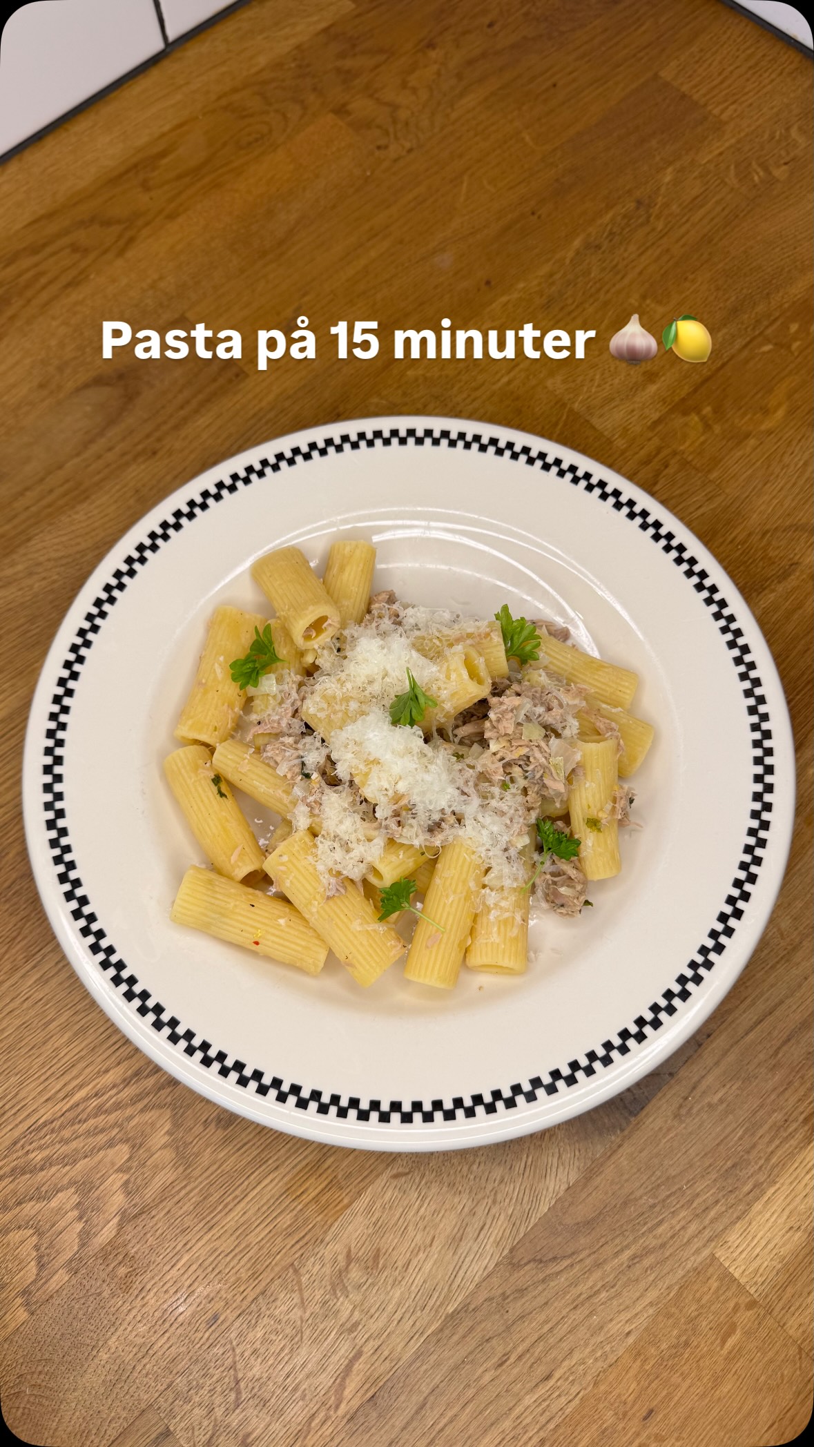 Kalorisnål och proteinrik pasta på 15 minuter! 🍋🧄 Tonfisk är ingen ...