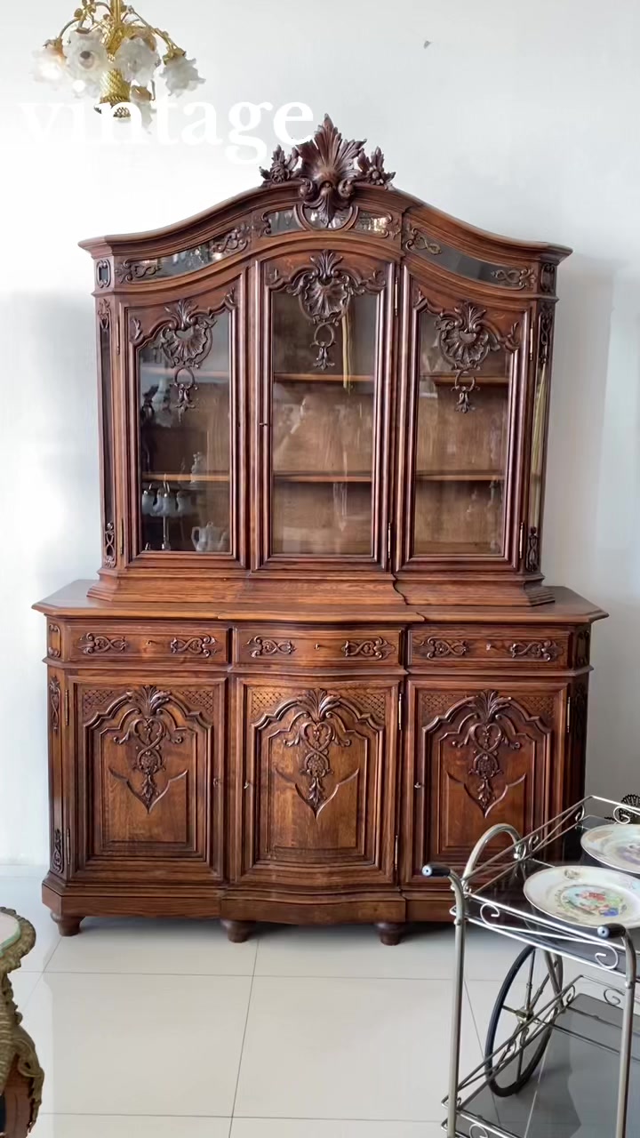 アンティーク中華棚 84×40×162 Chinese Hardwood Display Shelf