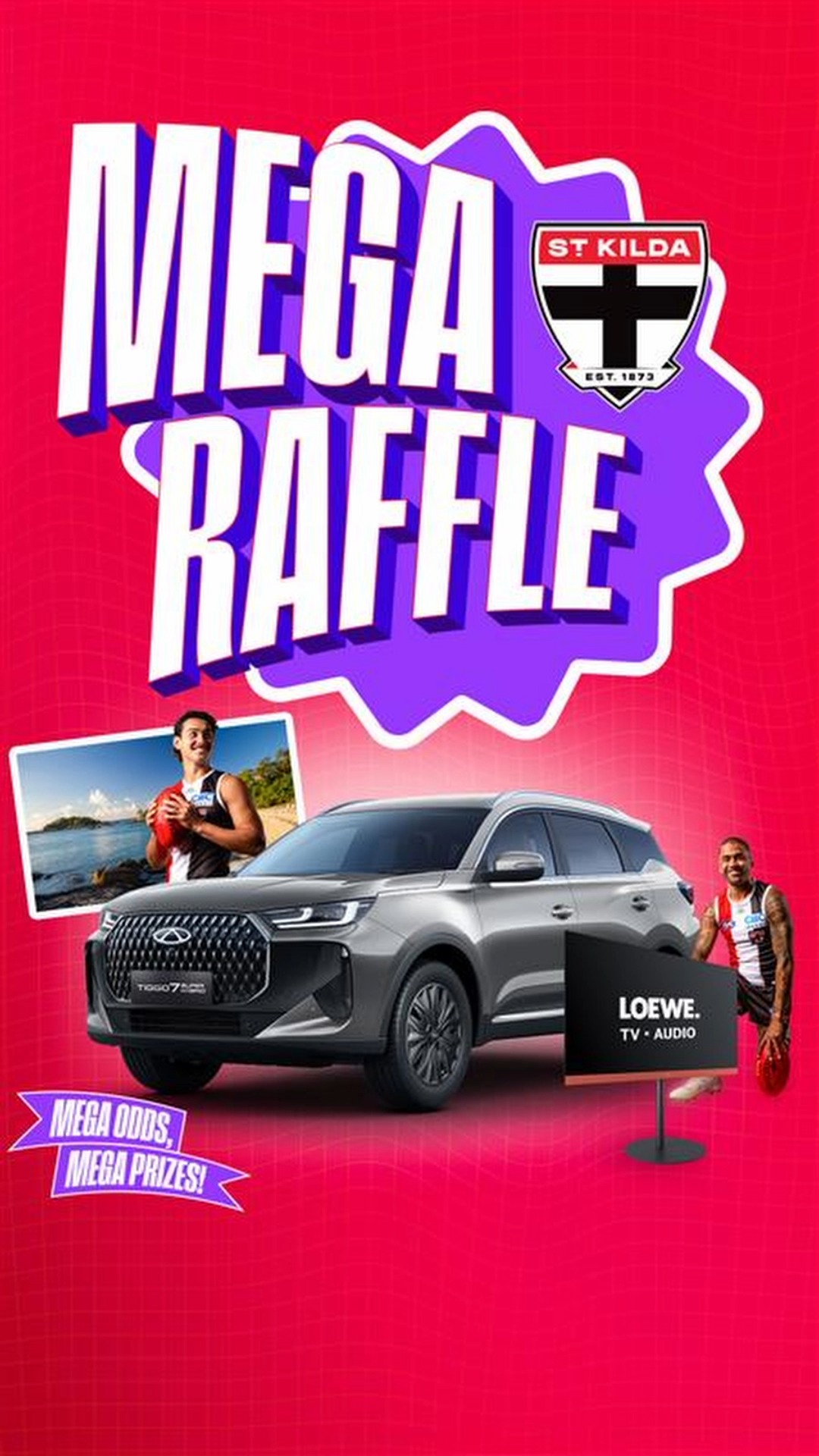Mega odds. Mega prizes. The 2025 Saints Mega Raffle is here! Enter now ...