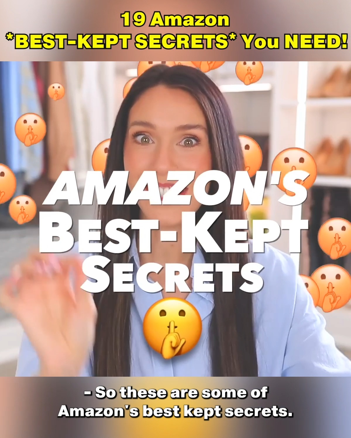 19 Amazon *HIDDEN GEMS* You Didn't Know Existed! 1. Lettuce-Edge Tops (S): https://urlgeni.us/amzn/U9hYj 2. Sherpa Vest (S): https://urlgeni.us/amzn/XnqVq 3. Bad Sweater (M): https://urlgeni.us/amzn/eDWlW 4. Jeans (2): https://urlgeni.us/amzn/EkySN 5 