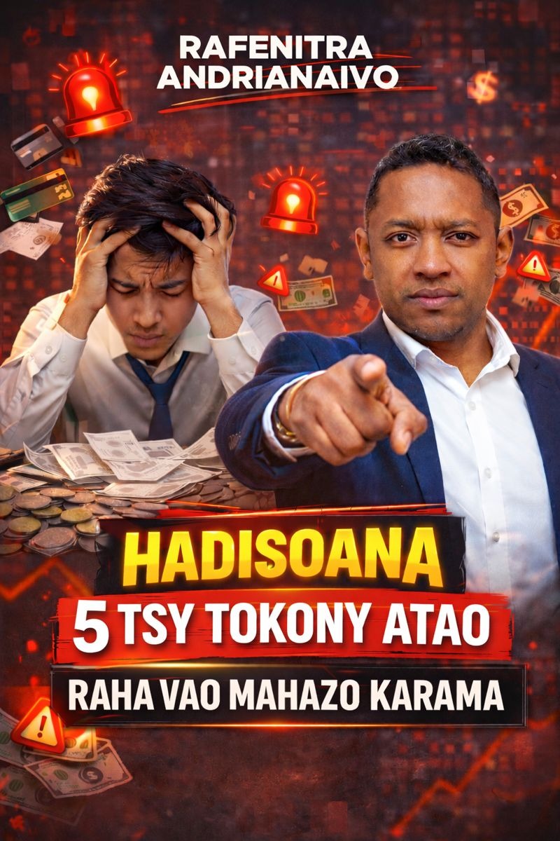 𝐇𝐀𝐃𝐈𝐒𝐎𝐀𝐍𝐀 𝟓 𝐓𝐒𝐘 𝐓𝐎𝐊𝐎𝐍𝐘 𝐀𝐓𝐀𝐎 𝐑𝐀𝐇𝐀 𝐕𝐀𝐎 𝐌𝐀𝐇𝐀𝐙𝐎 𝐊𝐀𝐑𝐀𝐌𝐀 Maro no miasa mafy ...