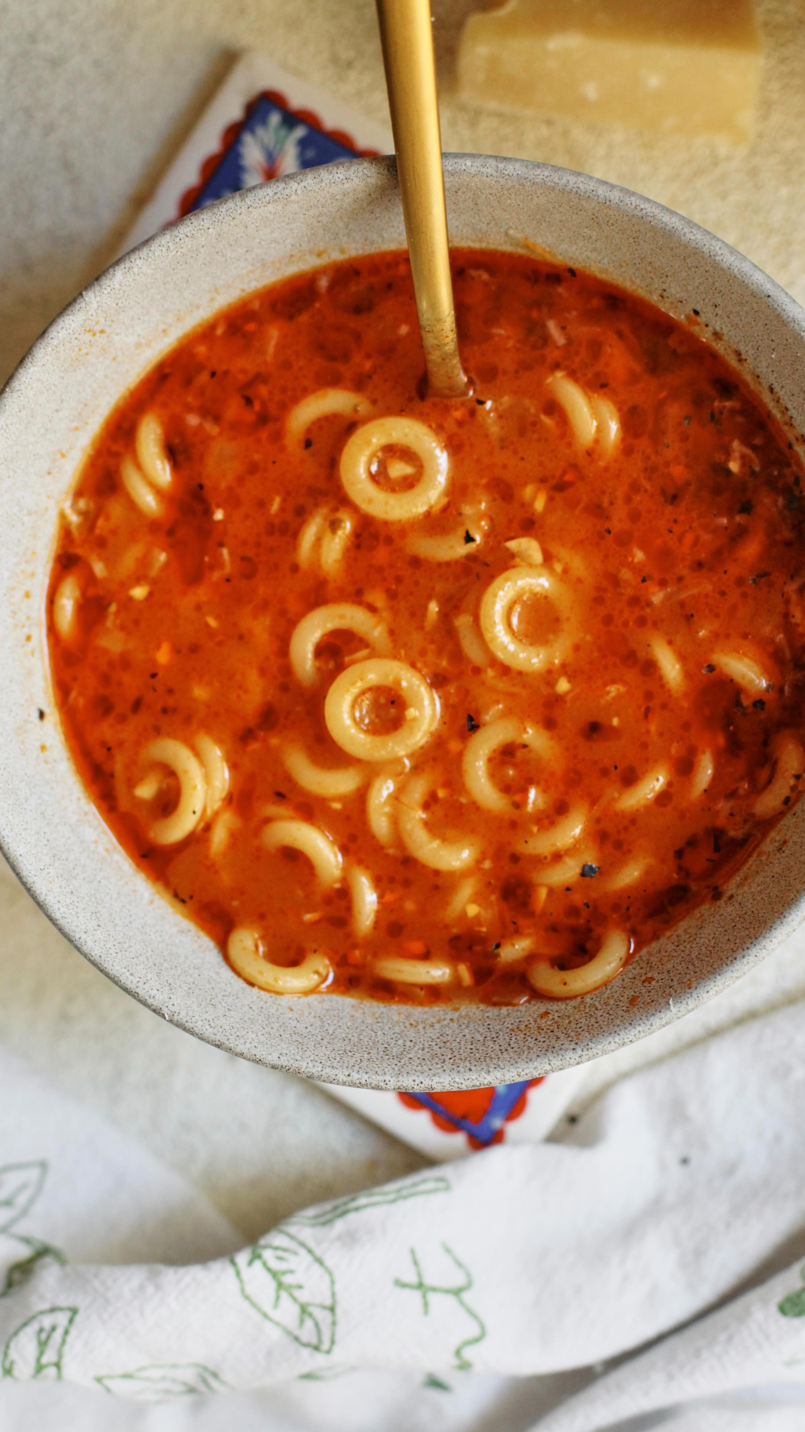 Brothy Parmesan Spaghettio Soup SOUPS THAT DON’T SUCK / episode 45 I ...