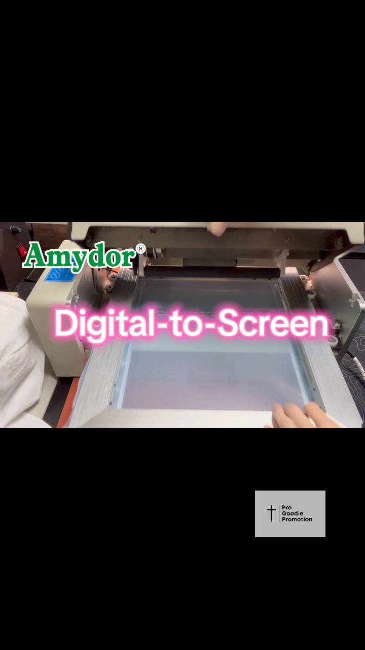 See how AMYDOR digital screen making machine simplifies screen printing ...