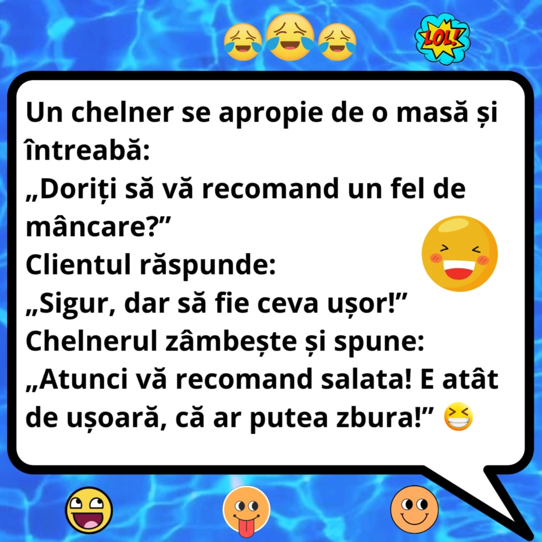 Chelnerul: Doriți să vă recomand un fel de mâncare! 😛😛😛 #umor #chelner ...
