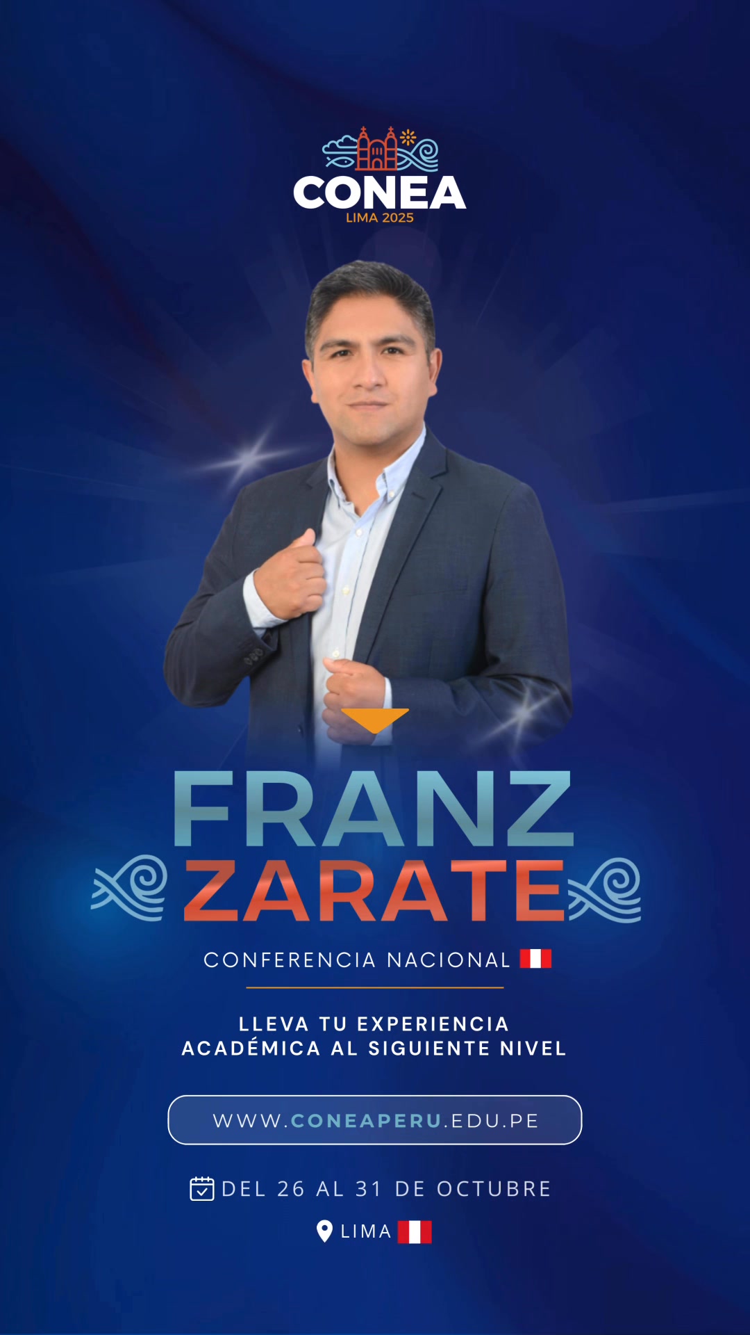 CONEA Peru - 🔥 ¿Quién es Franz Zárate? 🇵🇪 Un visionario... | Facebook