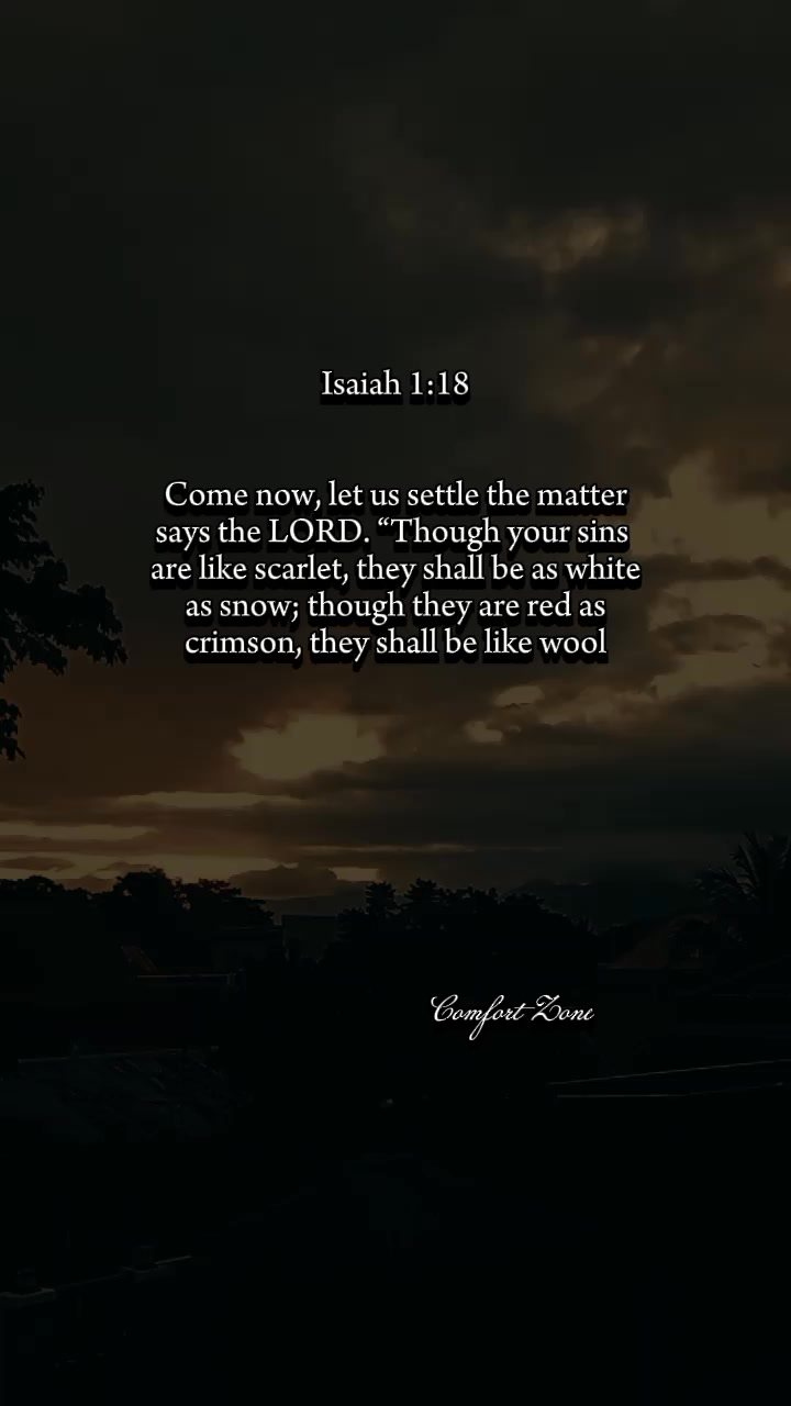 Isaiah 1:18 is a message of hope and forgiveness, emphasizing God's ...