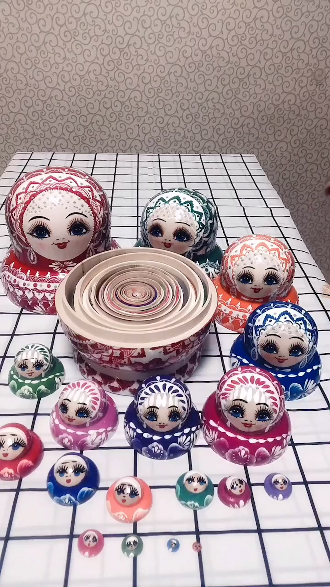 置物 COMPANY / Girl & Tree Cherry matryoshka Matryoshka Russian
