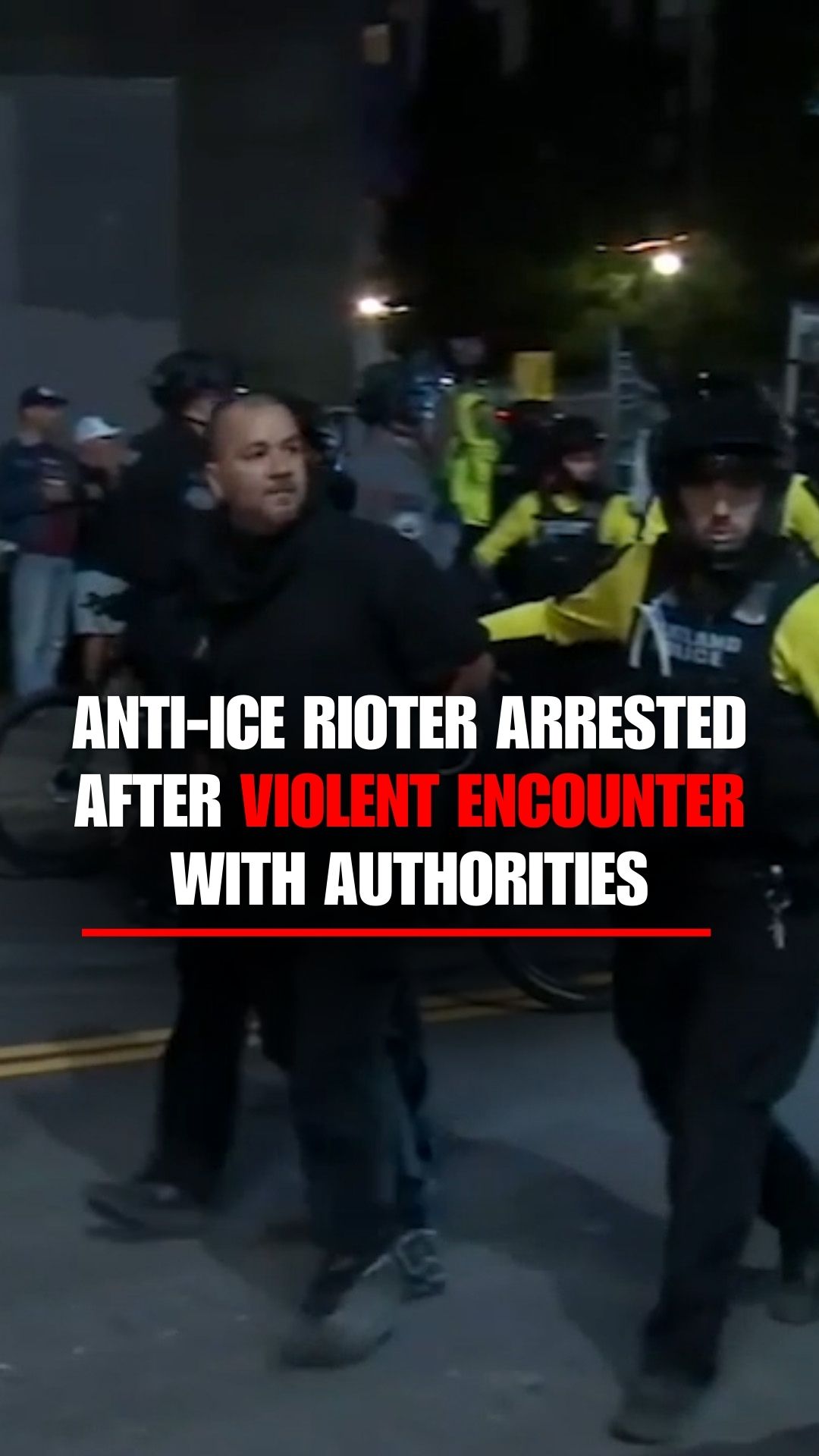 Fox News - WATCH: Police arrest an anti-ICE rioter in... | Facebook