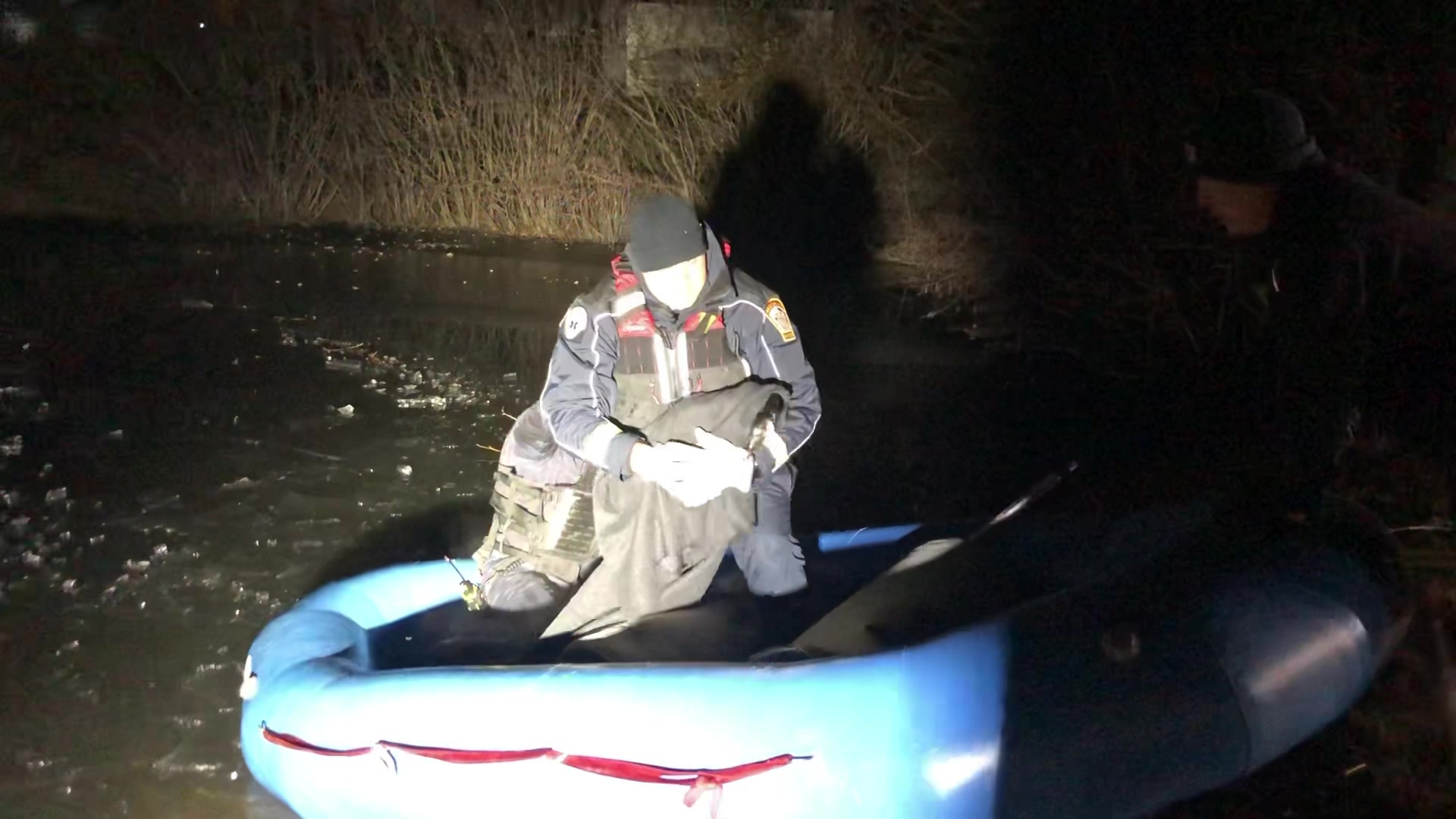 The Goochland County Fire-Rescue Water Rescue Team performed an animal ...