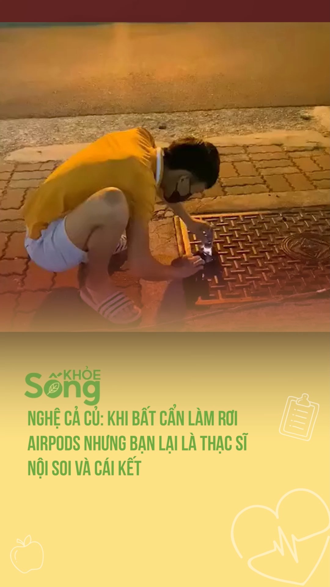 Nghệ cả củ: Khi bất cẩn làm rơi airpods nhưng bạn lại là thạc sĩ nội ...