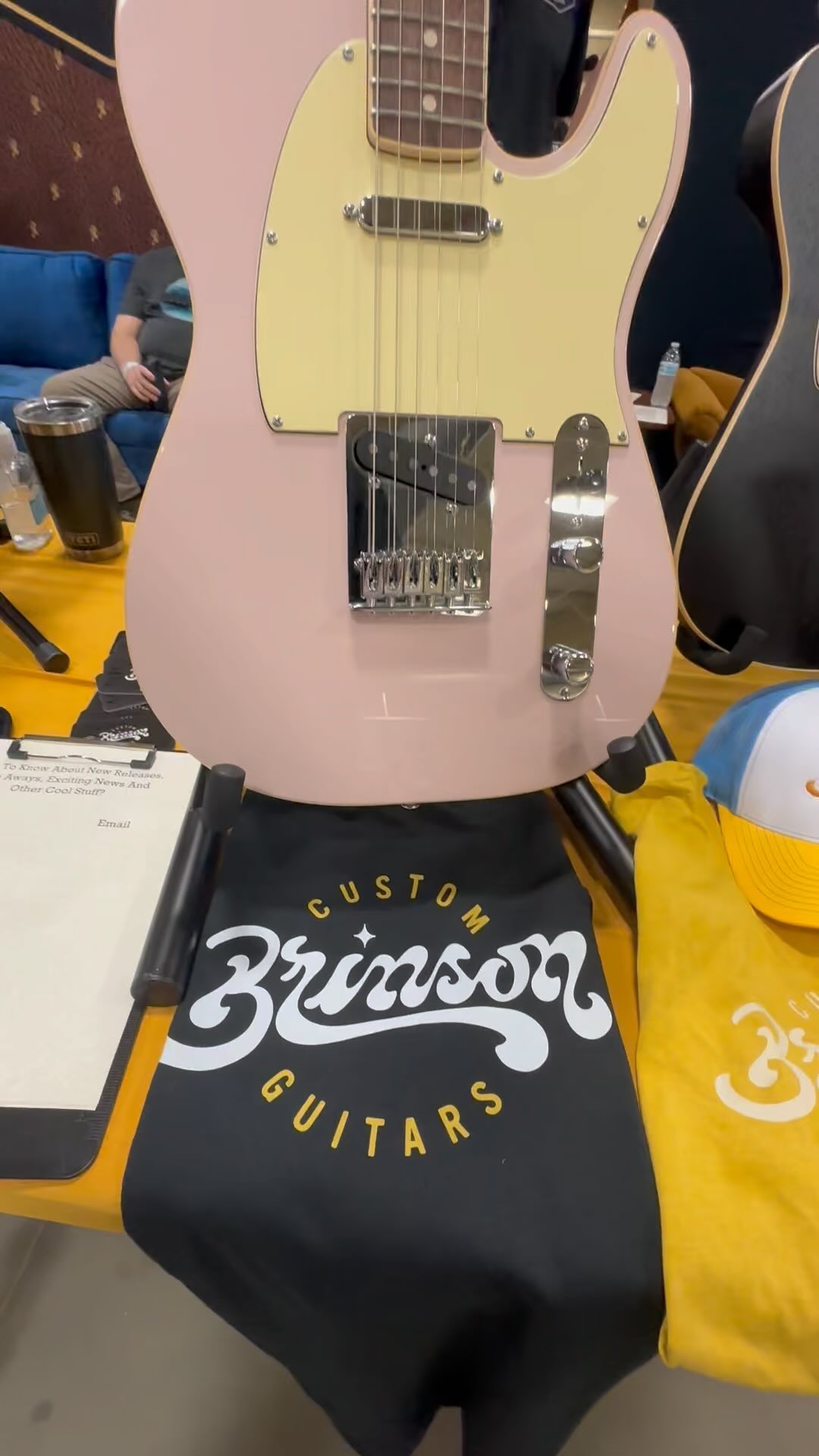Mod Shop Tele with shell pink finish