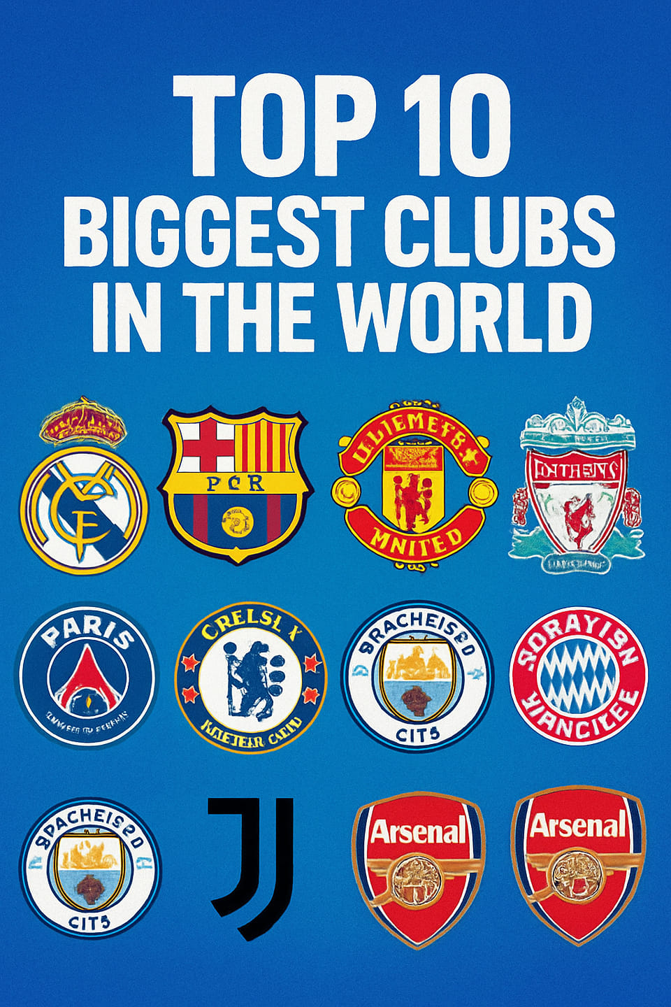 Top 10 Biggest clubs in the World. Is Man United bigger than Barcelona ...