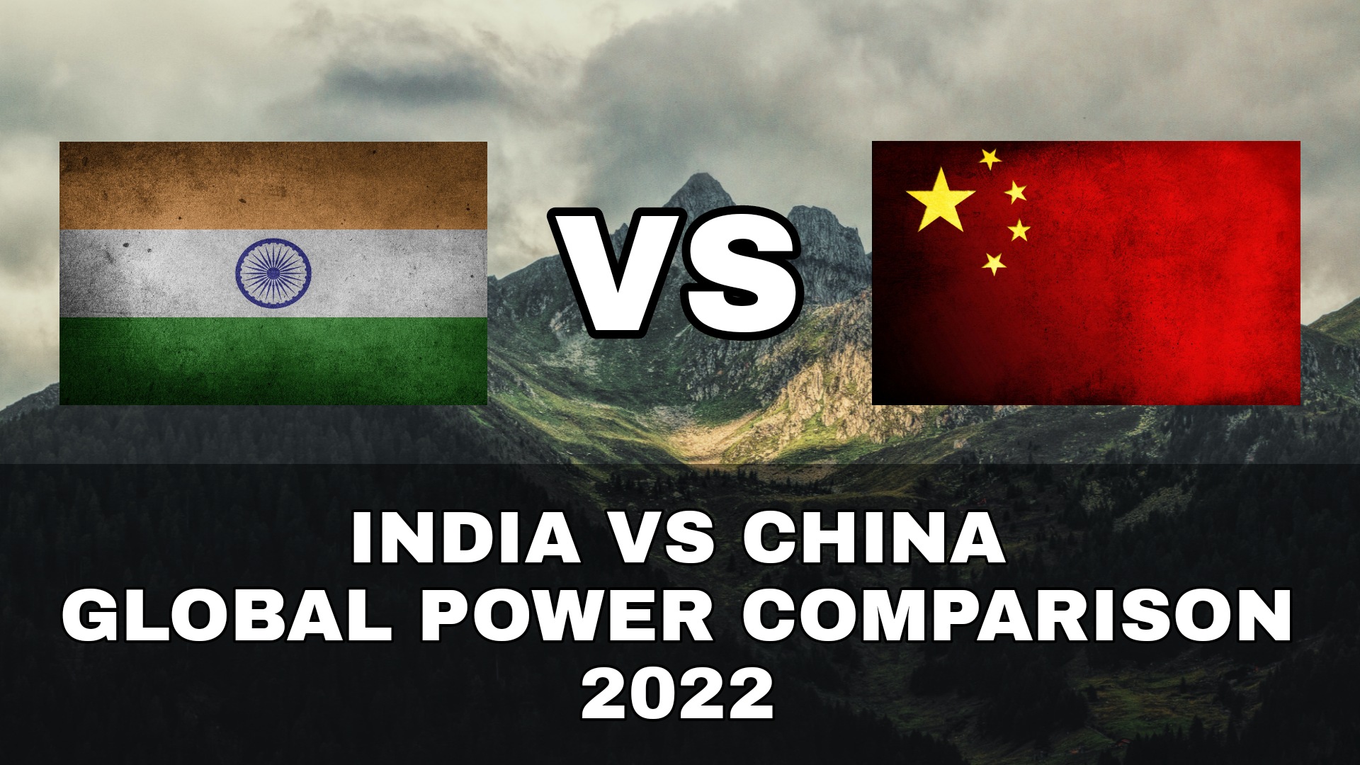 India vs China Global Power Comparison 2022 | India | India vs China ...