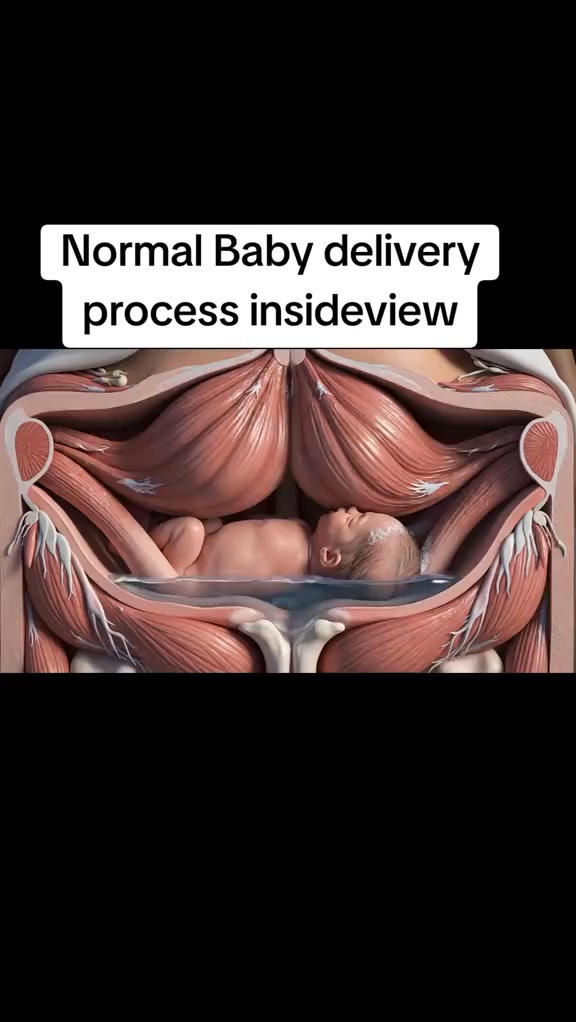 Normal Baby delivery process insideview#process #human #anatomy # ...