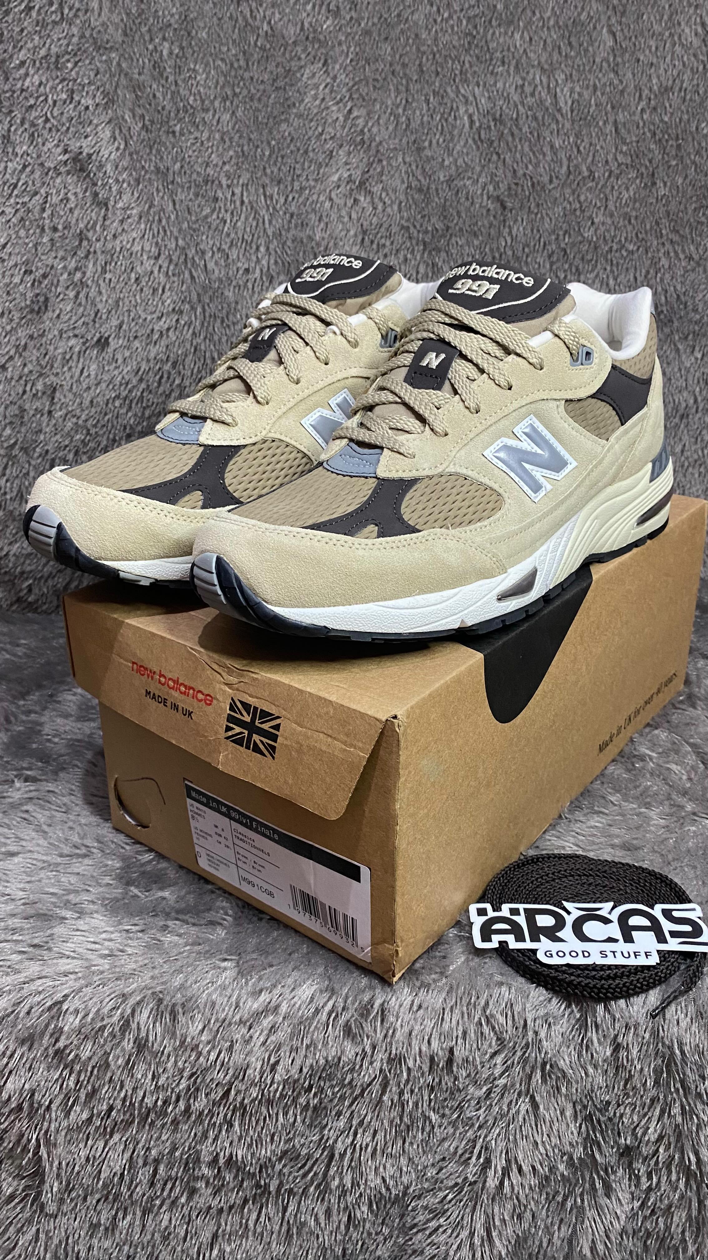 New Balance 991 Made In UK Finale Pack Pale Khaki M991CGB 
