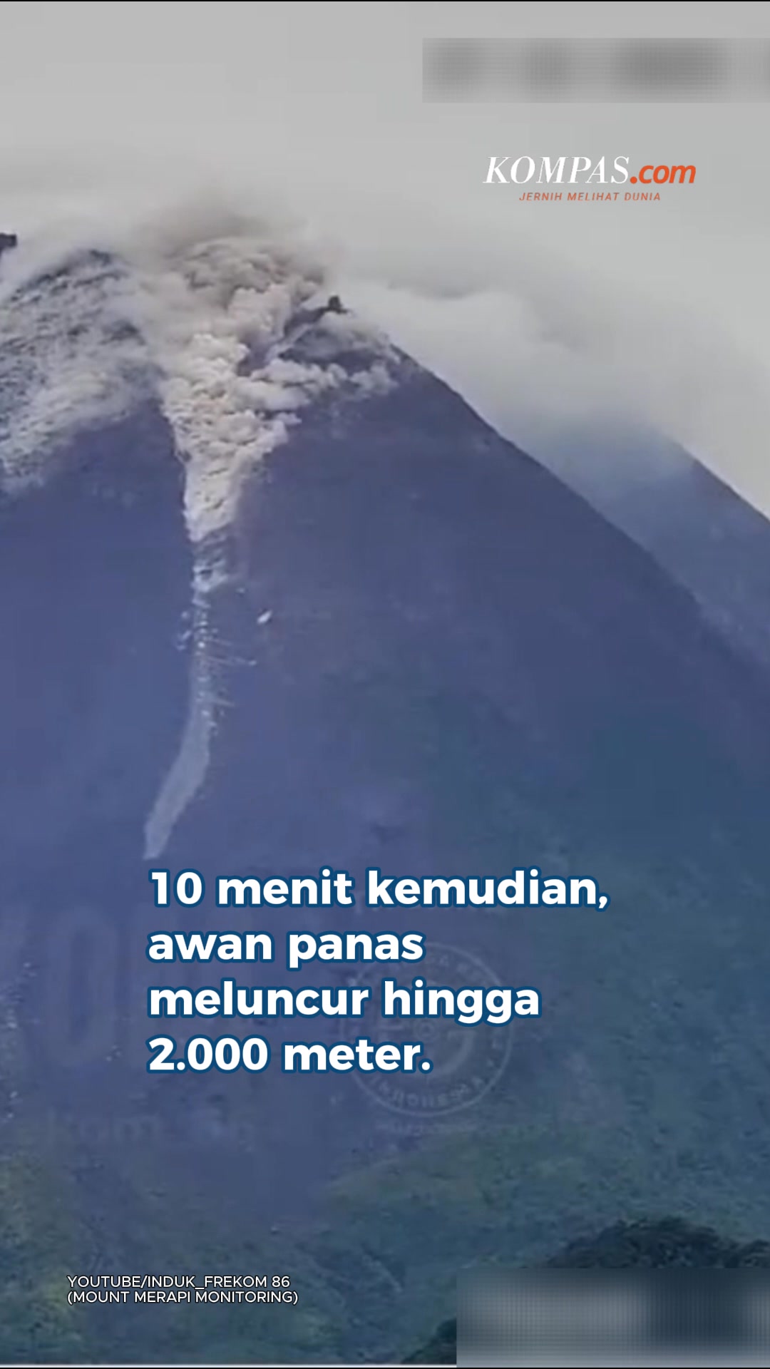 Gunung Merapi di perbatasan DIY dan Jawa Tengah kembali meluncurkan ...