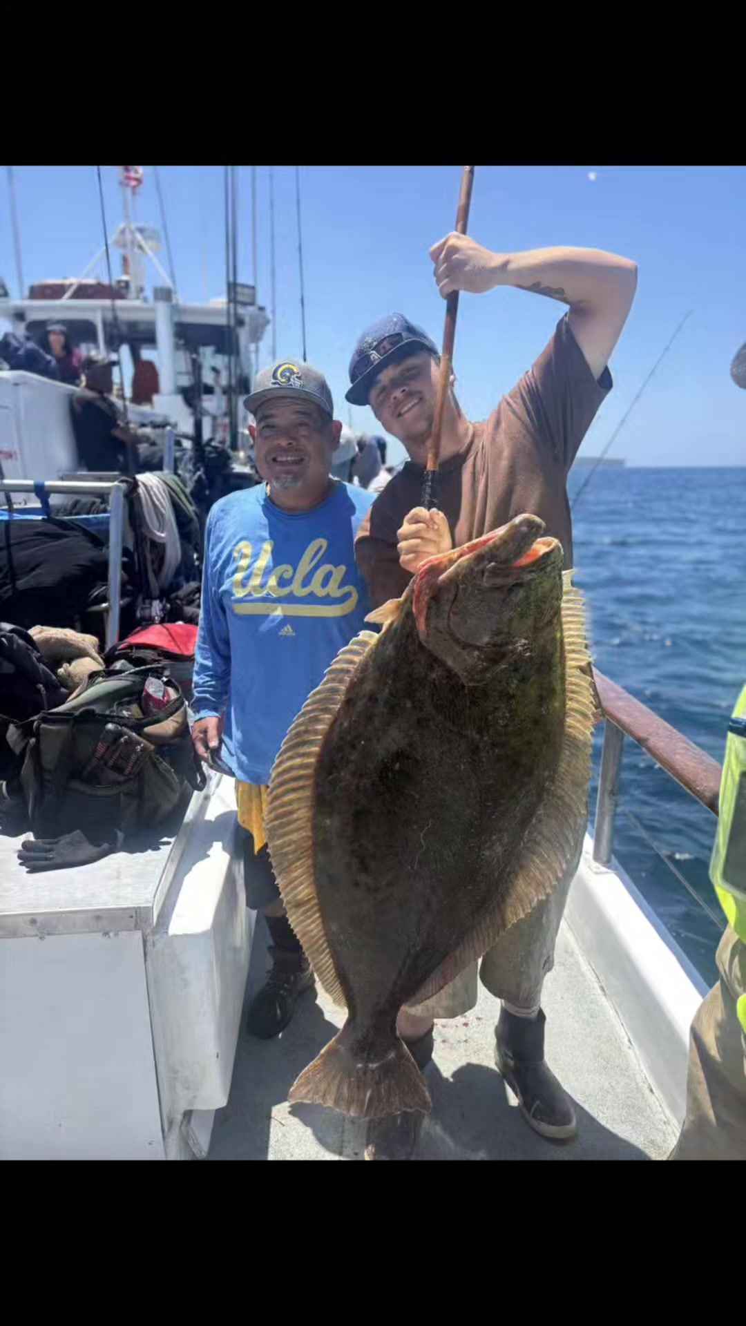 50 lb #halibut caught on the Victory Sportfishing today with Capt Kevin ...