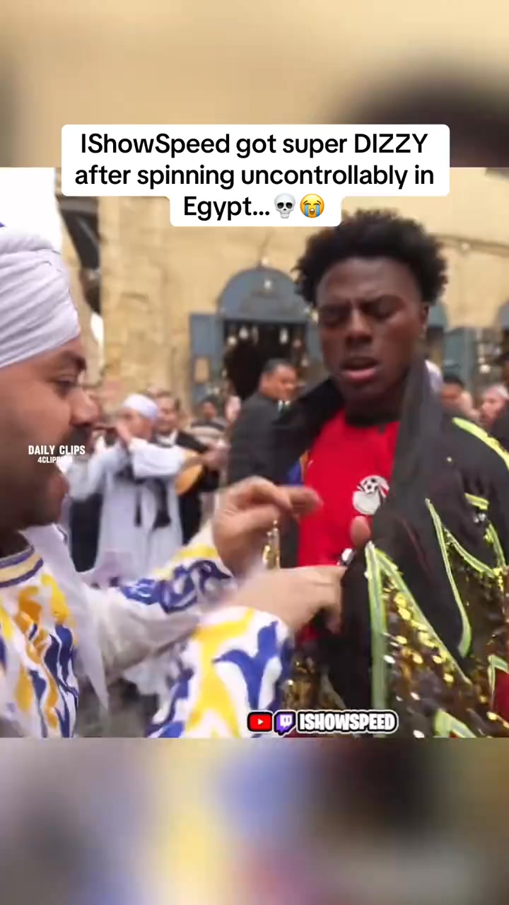 Bro got dizzy 😵‍💫😂🤣 #Ishowspeed #ishowspeedafricatour #fypreelsシ゚viralシ ...