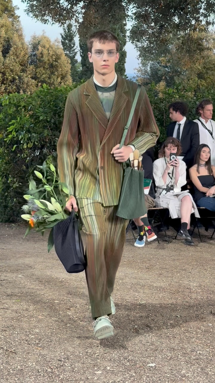 Issey Miyake Homme Plisse - Spring Summer 26 “We travel, observing ...