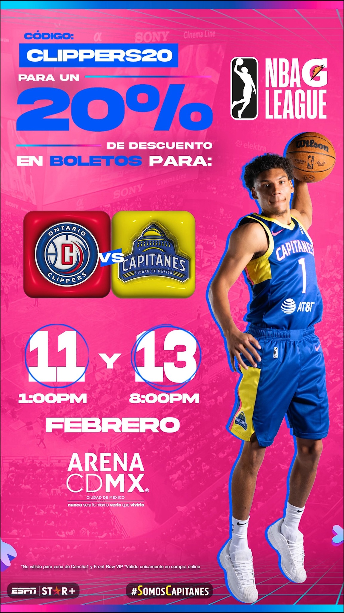 CAPITANES - 🚨 ¡𝟮𝟬% 𝗗𝗘 𝗗𝗘𝗦𝗖𝗨𝗘𝗡𝗧𝗢! 🚨 Utiliza el código de... | Facebook