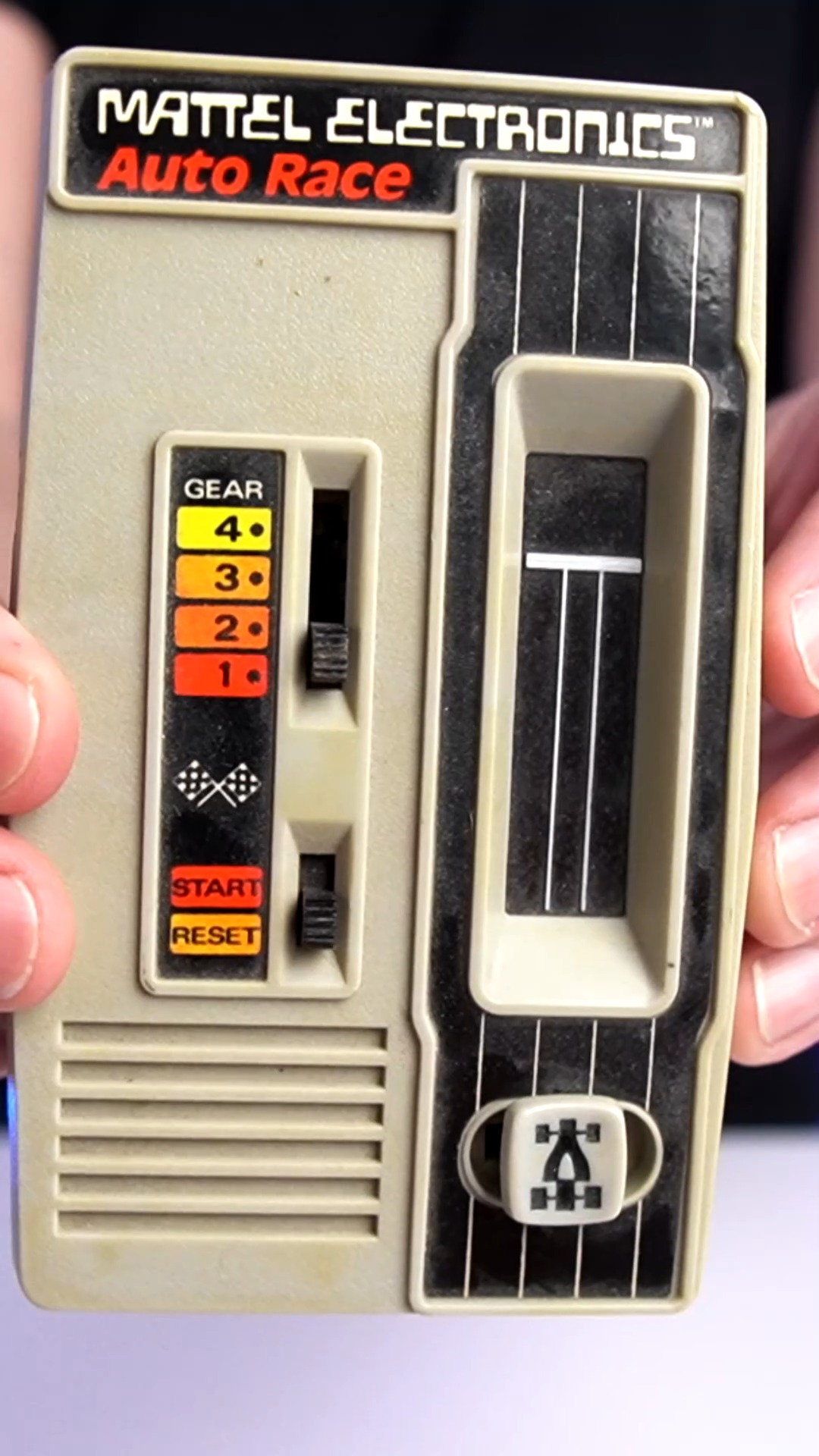 Vintage Bandai America Champion Racer handheld game found