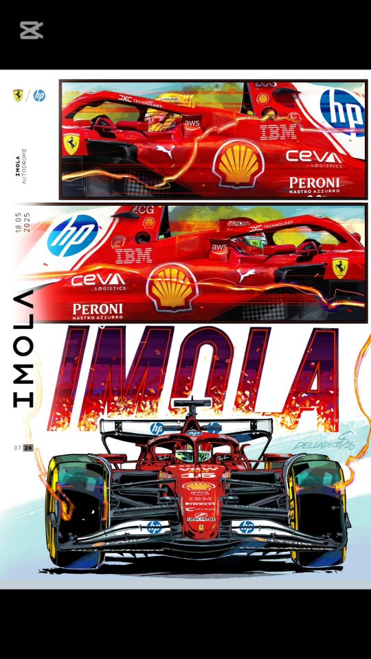 Ferrari - F1 2024 Cover Arts! 🤩 #scuderiaferrari VIA