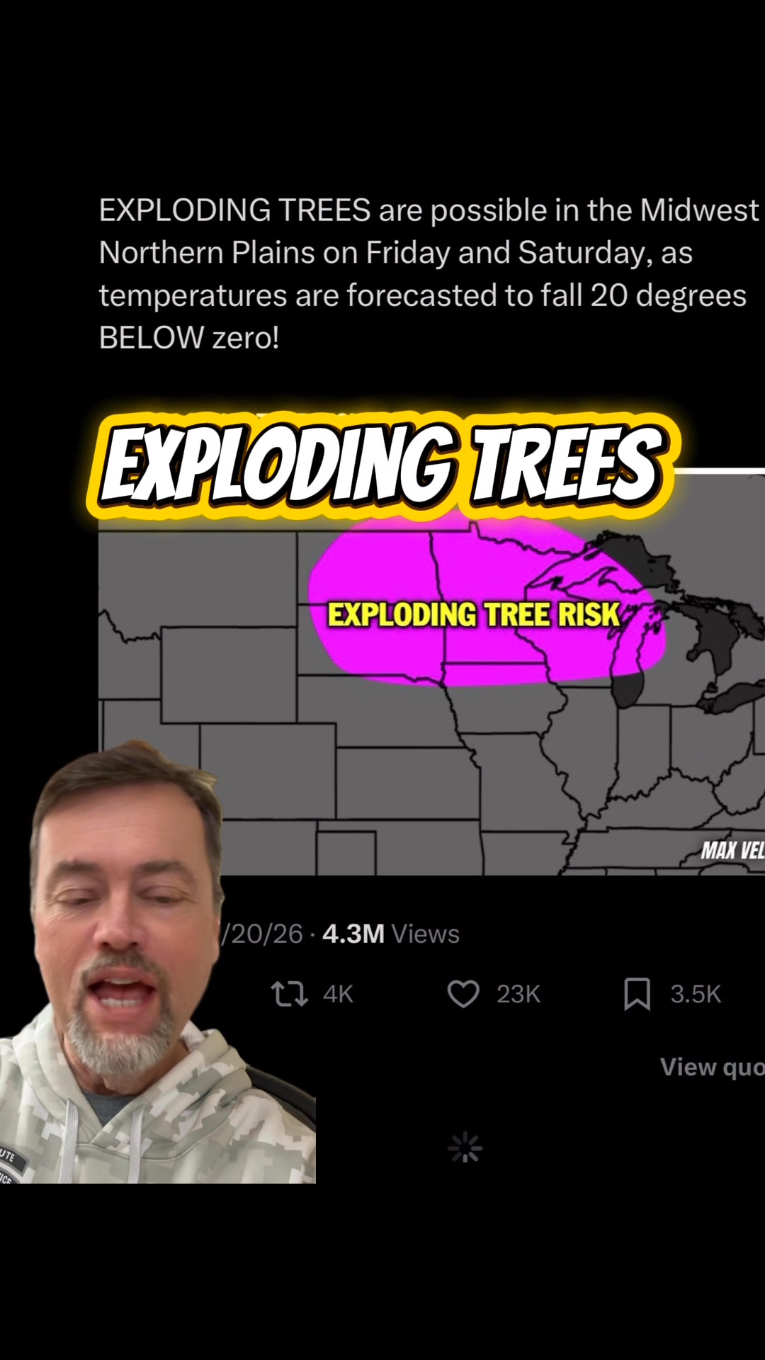 Well here’s a new #weather term (or one I learned about) - exploding ...