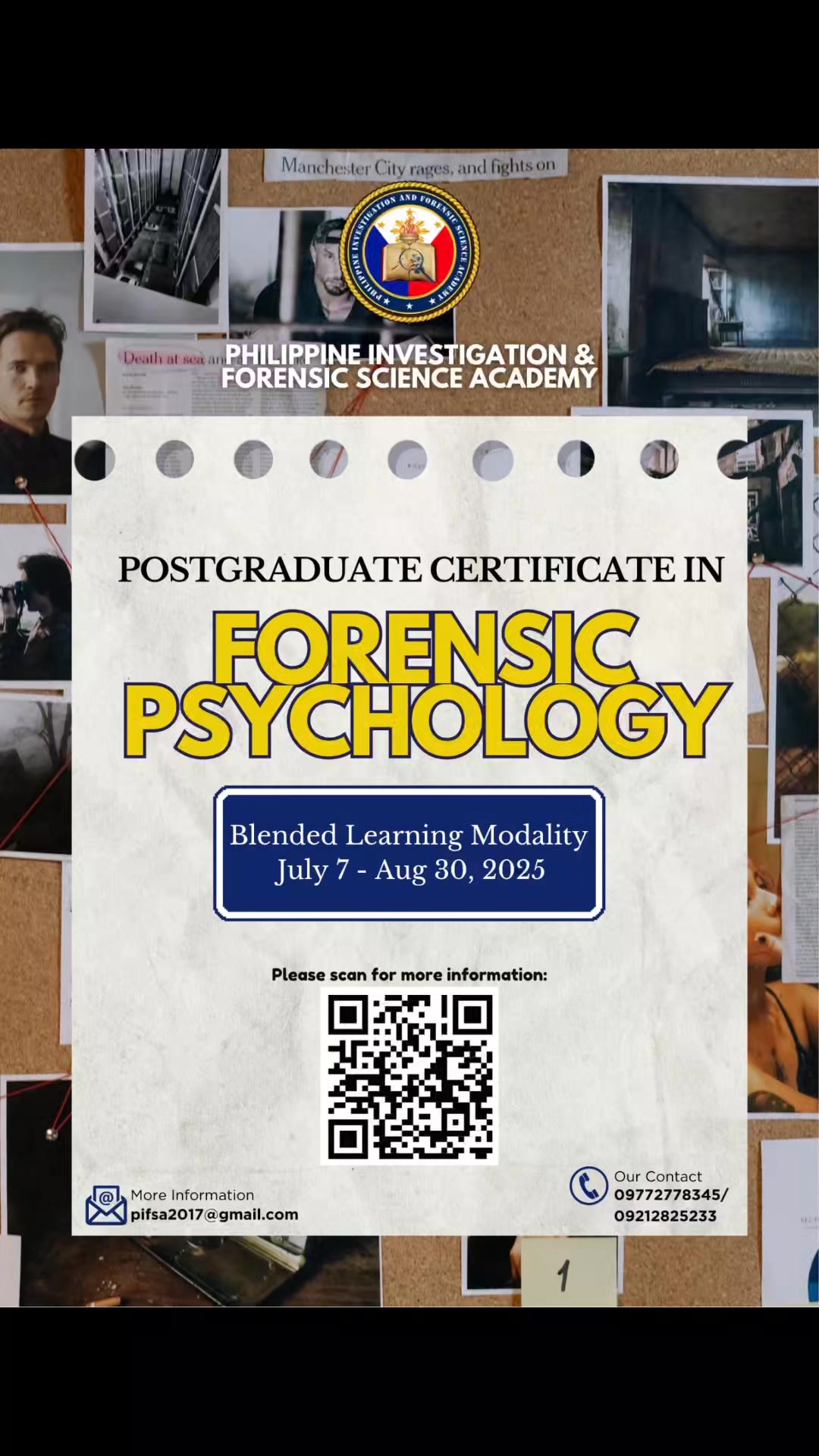 Philippine Investigation and Forensic Science Academy on Reels | Facebook