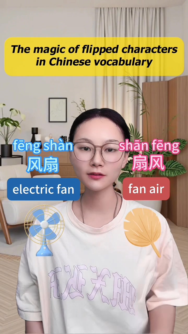 The magic of flipped characters in Chinese vocabulary | Xingtianwa 星天娃 ...
