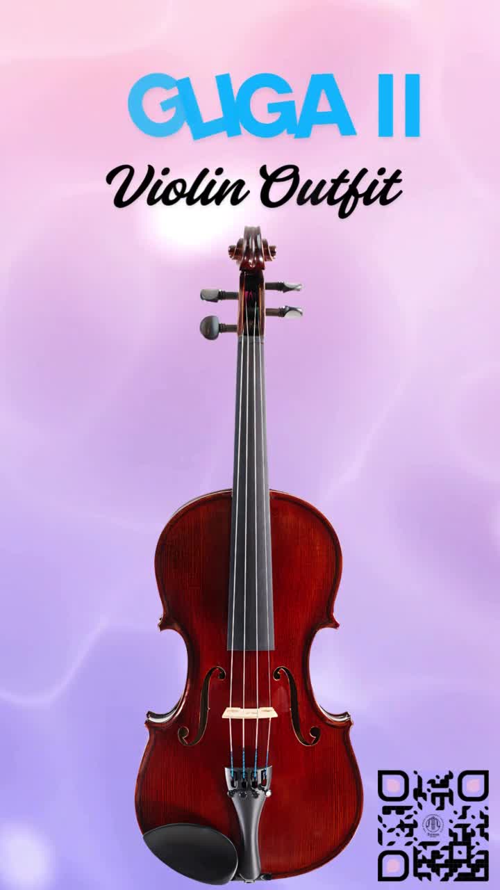 The Gliga II violins are crafted from high-quality tone wood