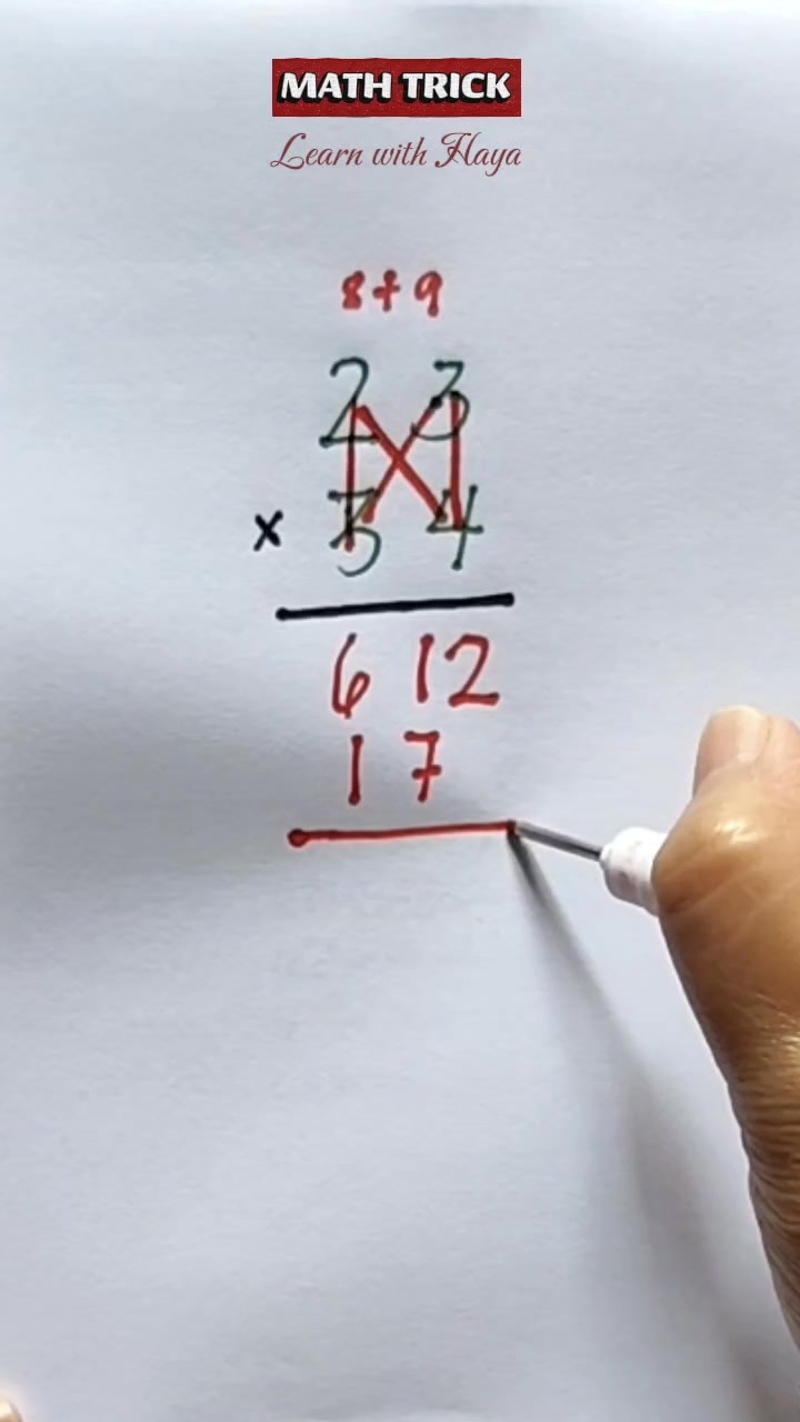 Math Trick #learnwithhaya #reels #mathematics | Learn with Haya | Facebook