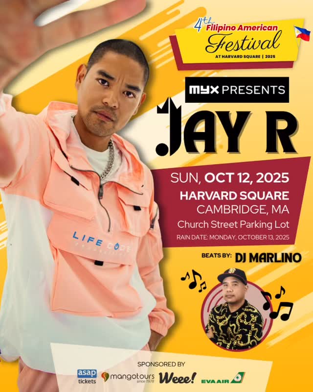 Harvard Square, are you ready?? 🎤 MYX Presents: Jay R at the 4th ...