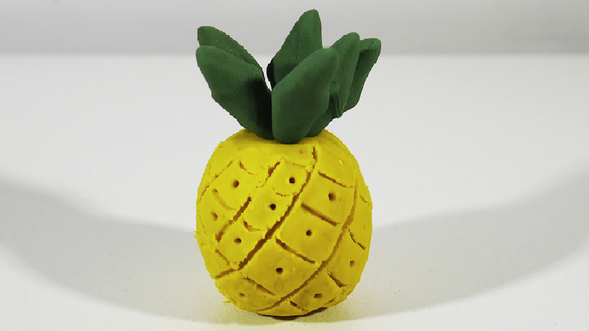 Cómo hacer una piña plastilina fácil paso a paso playdoh | En este ...