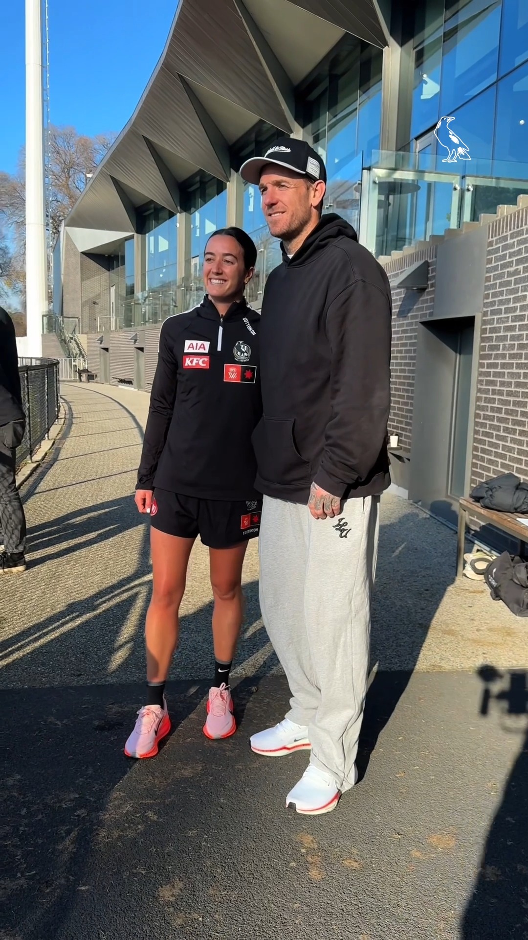 A moment she'll never forget 🥹 See the moment AFLW player and childhood ...