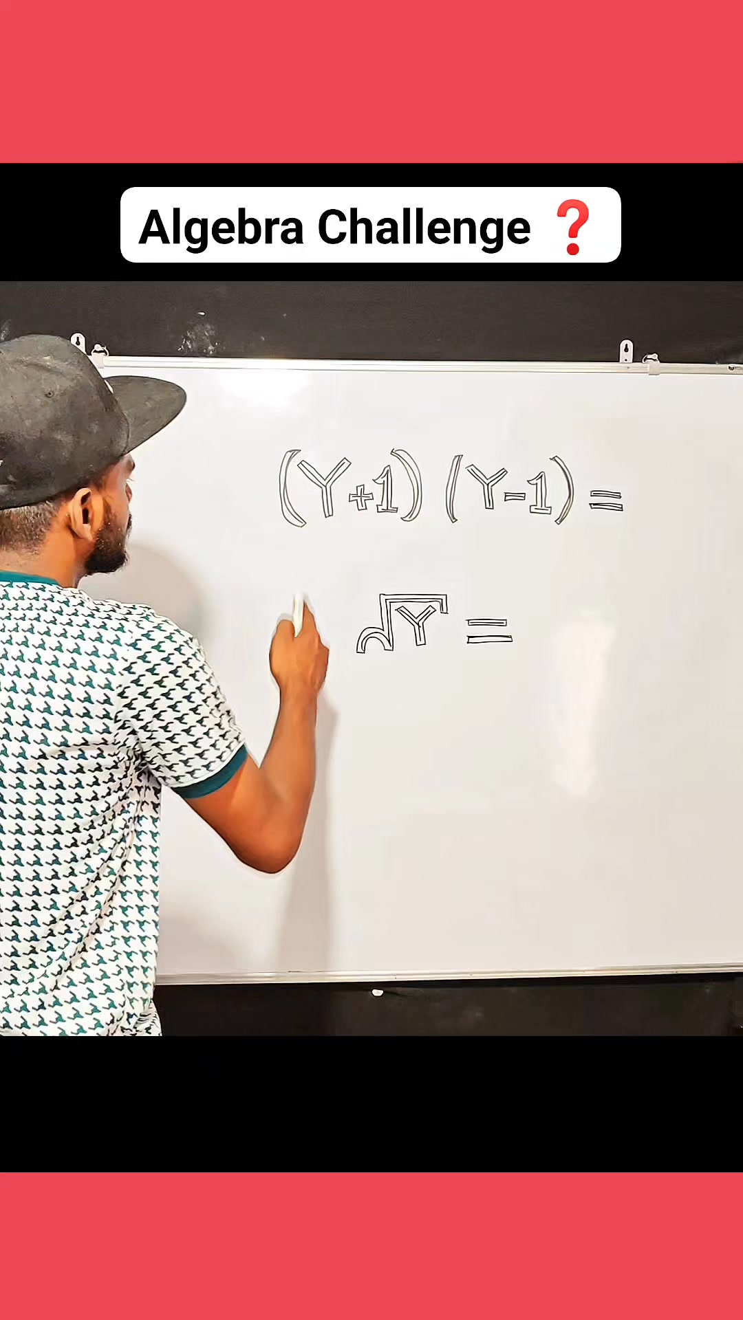 Algebra Challenge #math #algebra #viralchallenge #equation #virareels # ...