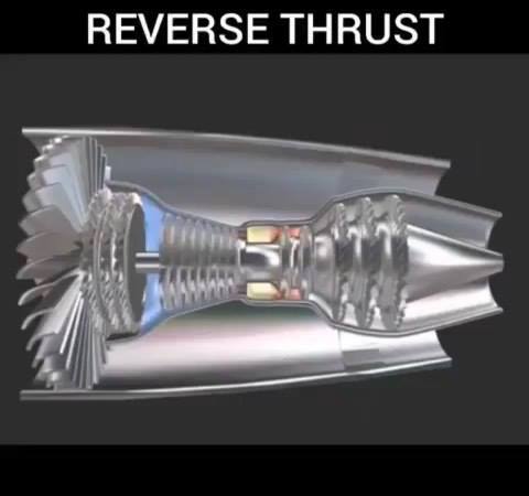 Thrust Reverser. Jet airplanes have high kinetic energy during the ...