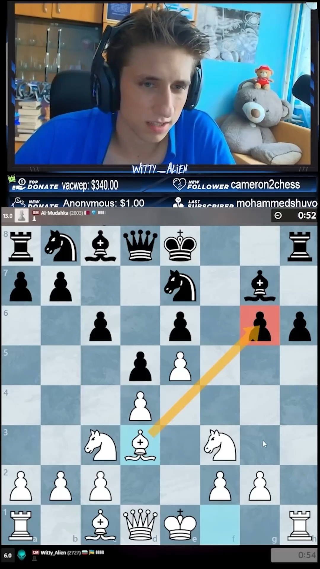 2 Brilliant Moves vs. Qatar N1 GM ‼️ #chess #chesstok #chesscom # ...